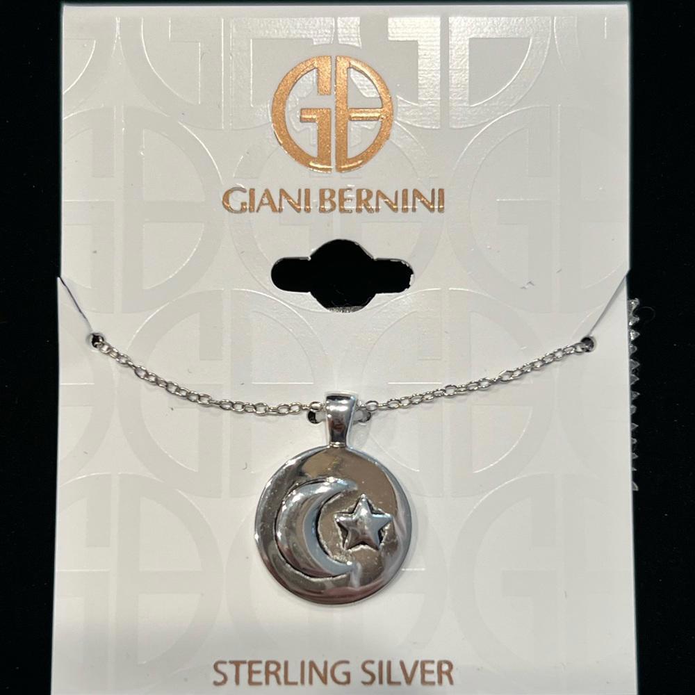 NEW Giani Bernini Sterling Silver Moon & Stars Necklace (GBXX006)